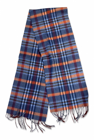 Hemley - Foulard à carreaux de laine et cachemire