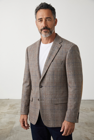 Digel - Erol - Modern Fit - Checked wool blazer