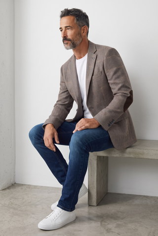 Digel - Erol - Modern Fit - Herringbone Wool Suit Jacket
