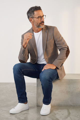Digel - Erol - Modern Fit - Herringbone Wool Suit Jacket
