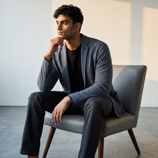 Emanuel Berg - Cardigan Jaquard Premium Swacket Laine Mérinos Extrafine