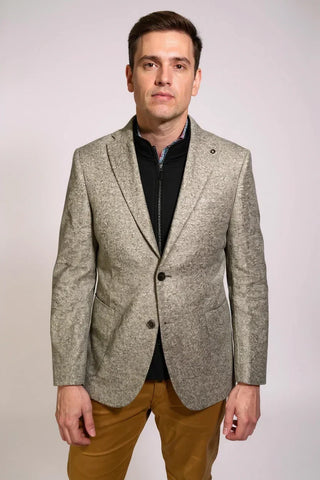 Digel - Earl-ST - Modern Fit - Wool jersey blazer with detachable insert