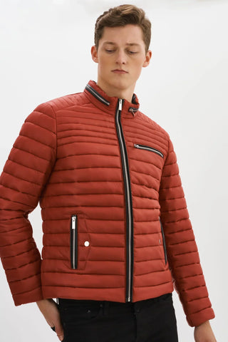 Regency - Jogger Puffer - Quilted Coat with Leather