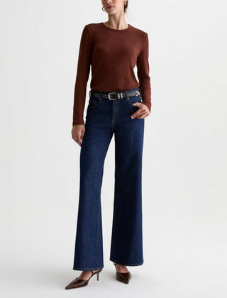 AG JEANS - Saige Wide Leg Jeans - Mid-Rise Fit