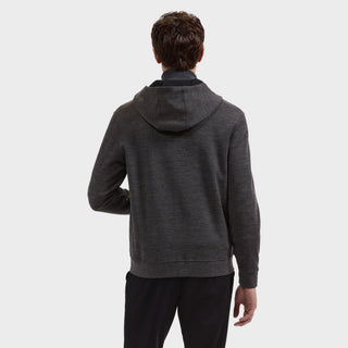 Bugatchi - Hoody à zip de mélange laine