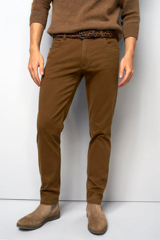 Meyer - M5 FIVE 6106 - High-Performance Satin Cotton Trousers