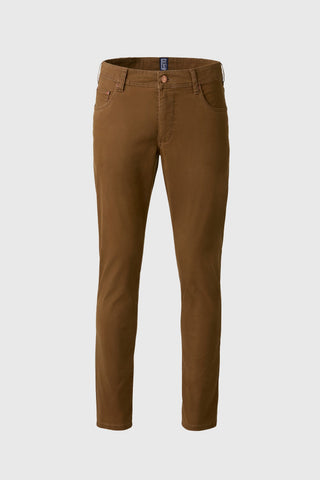 Meyer - M5 FIVE 6106 - High-Performance Satin Cotton Trousers