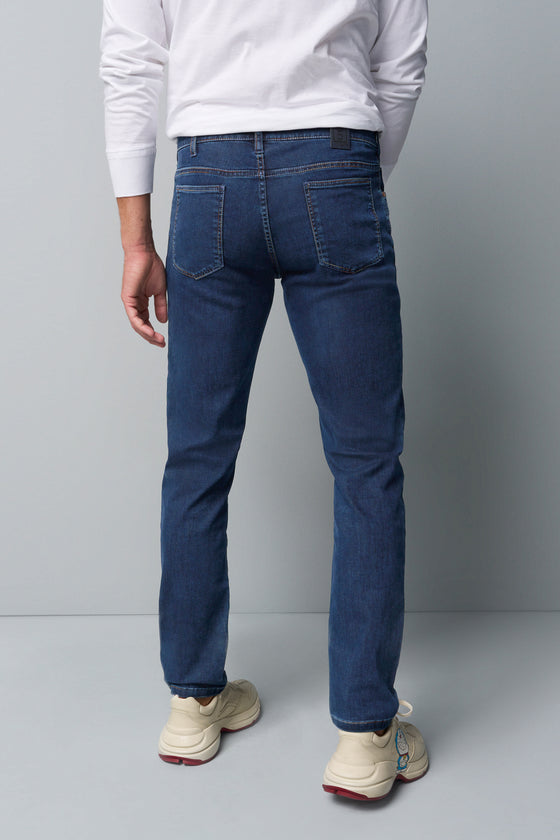 Meyer - M5 Slim 6283 - Jeans denim foncé