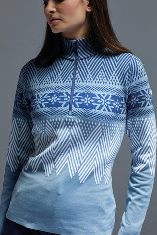 NEWLAND - Åre Lady T-Neck with Snowflake Patterns
