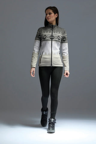 NEWLAND - Argentiere Lady Full Zip with Snowflake Patterns