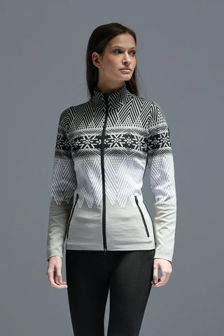 NEWLAND - Argentiere Lady Full Zip with Snowflake Patterns