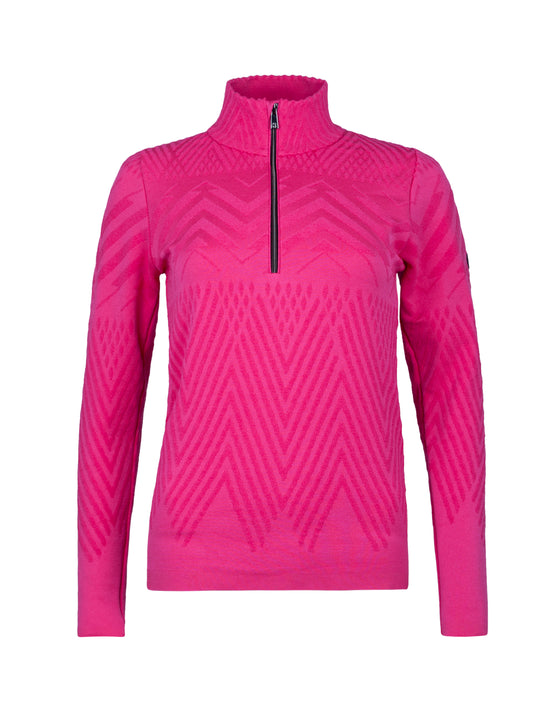 NEWLAND - Cinque Torry Lady T-Neck Uni avec Texture