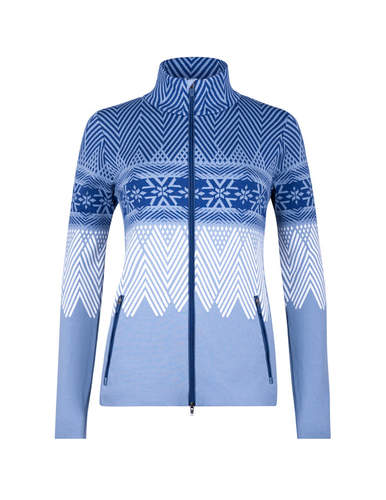 NEWLAND - Argentiere Lady Full Zip à Motifs Flocons