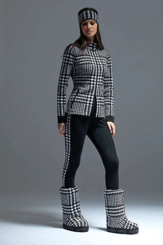 NEWLAND - Marmolada Lady Full Zip with Houndstooth Pattern