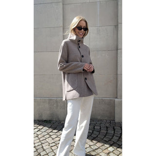 Junge Danmark - Oline - 2402-10 - Buttoned wool coat