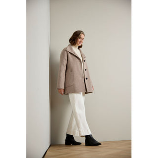 Junge Danmark - Oline - 2402-10 - Buttoned wool coat
