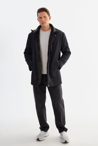 Regency - Prado - 3/4-Length Lined Mix-Media Coat