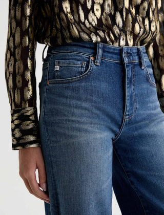 AG JEANS - Saige Wide Leg Jean - Mid-Rise Fit