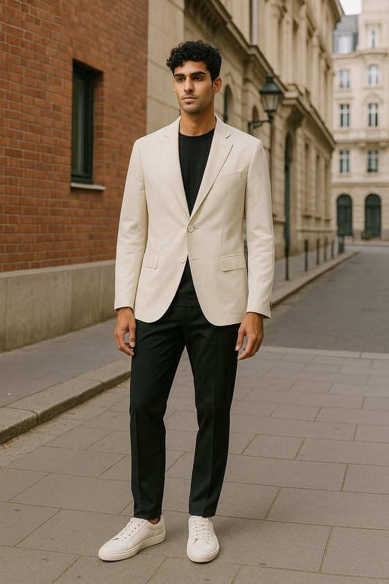 Digel - Kristo - Veston de Coton Slim Fit