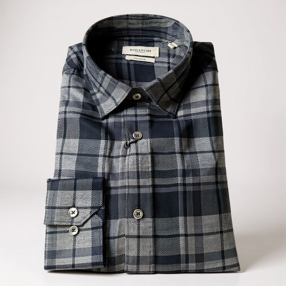 Bugatchi - James - Chemise manches longues à carreaux
