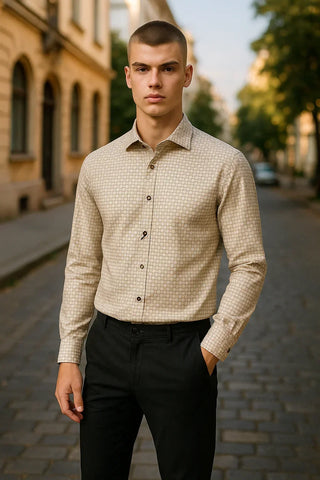 Bugatchi - James - Long sleeve shirt circles