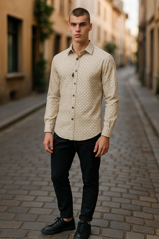 Bugatchi - James - Chemise manches longues cercles