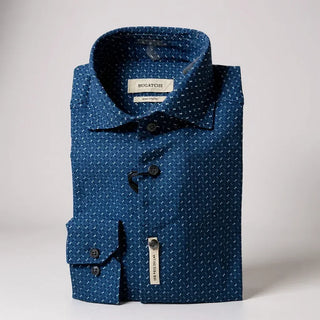 Bugatchi - James - Long sleeve polka dot shirt