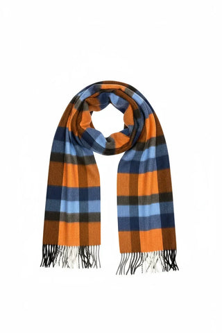 Hemley - Wool and Cashmere Checkered Scarf