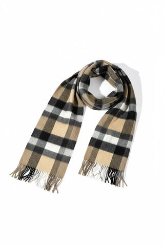 Hemley - Wool and Cashmere Checkered Scarf