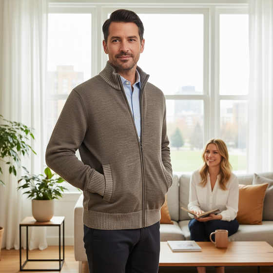 Paul & Shark - Cardigan de laine Soft Cool Touch