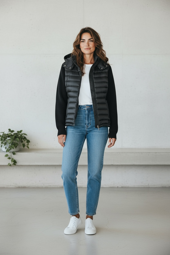 Colmar - Blouson Woven Smoky matelassé pour femme