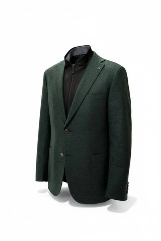 Digel - Earl-ST - Modern Fit - Wool jersey blazer with detachable insert