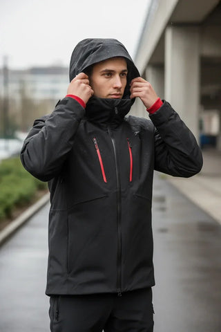 DOWNHILL - Shoulder Padd Jacket - Men's Lined Ski Jacket