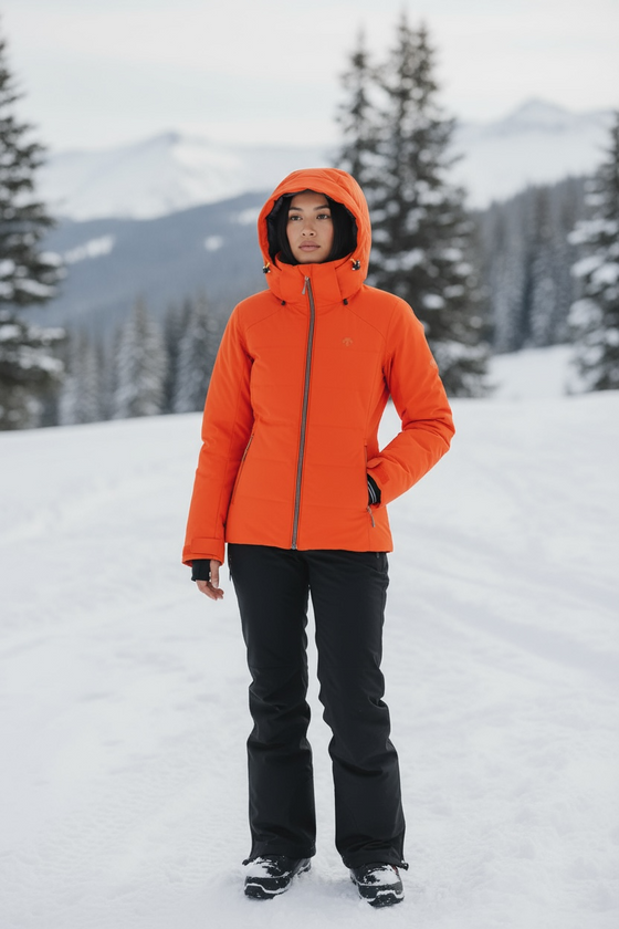 DESCENTE - Jolie - Manteau de ski pour femme doublé duvet
