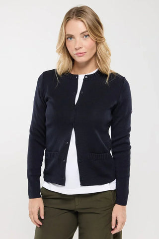 Armor-Lux - Ressac - Round neck wool cardigan