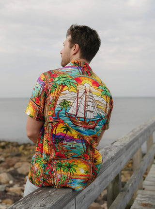 Robert Graham - THE SAILOR SKY - Chemise manches courtes Édition Limitée