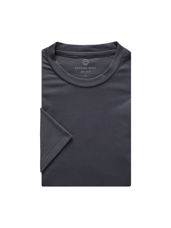 Emanuel Berg - T-Shirt manches courtes de coton 4Flex - Charcoal