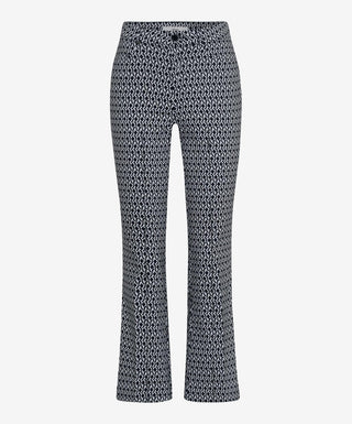 BRAX - Shakira - Pantalon raccourci à motif jacquard - LE CAPITAINE D'A BORD