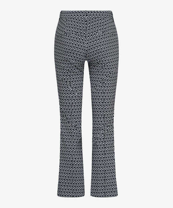 BRAX - Shakira - Pantalon raccourci à motif jacquard - LE CAPITAINE D'A BORD