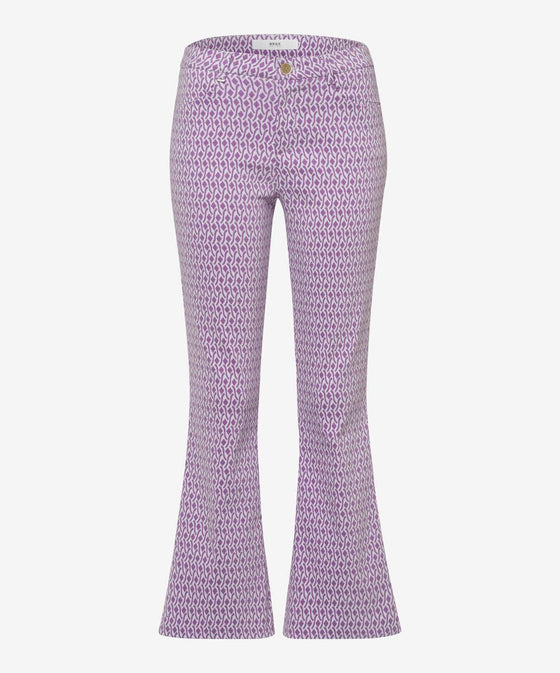 BRAX - Shakira - Pantalon raccourci à motif jacquard - LE CAPITAINE D'A BORD