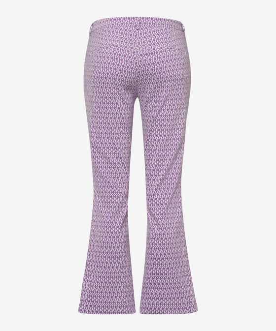 BRAX - Shakira - Pantalon raccourci à motif jacquard - LE CAPITAINE D'A BORD