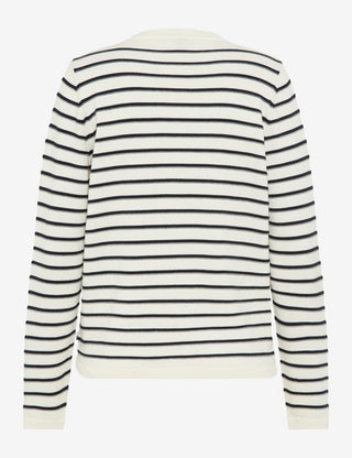 BRAX - Ann - Striped cotton knitted jacket