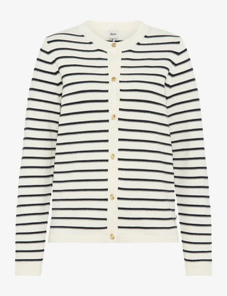 BRAX - Ann - Striped cotton knitted jacket