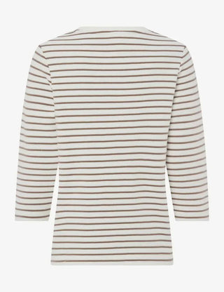 BRAX - Bonnie - Striped 3/4 Sleeve Breton Shirt
