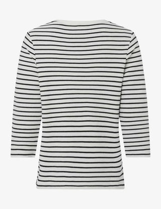 BRAX - Bonnie - Striped 3/4 Sleeve Breton Shirt