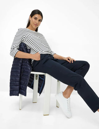 BRAX - Bonnie - Striped 3/4 Sleeve Breton Shirt