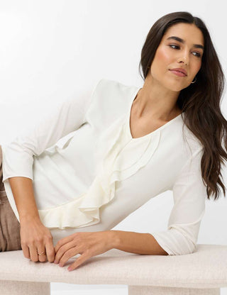 BRAX - Clarisa - V-neck viscose blouse