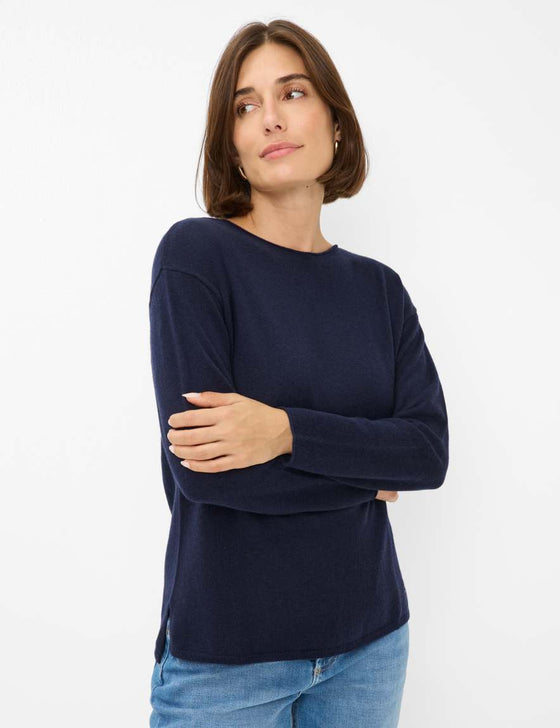 BRAX - Liz - Chandail col rond de laine et cachemire