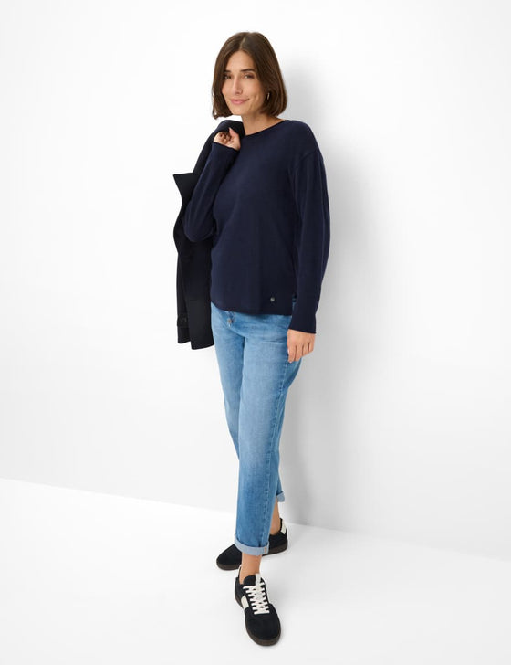 BRAX - Liz - Chandail col rond de laine et cachemire