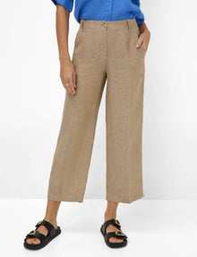  BRAX - Maine S - Pantalon Casual de Lin - Relaxed Fit